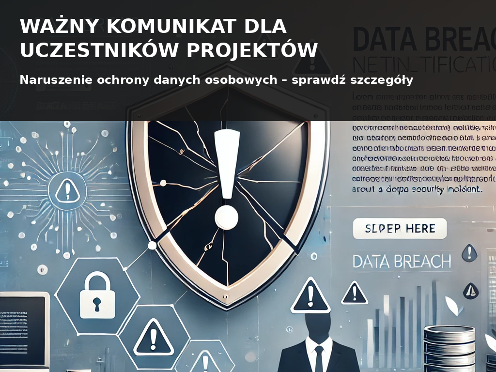 🔔 Informacja o incydencie bezpieczeństwa danych